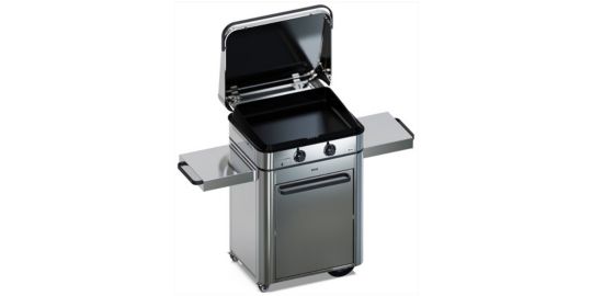 Plancha ENO Enosign 65 chariot + Plancha inox