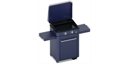 Plancha ENO Enosign 65 chariot + Plancha bleu navy