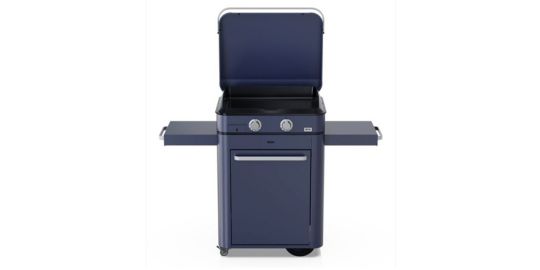 Plancha ENO Enosign 65 chariot + Plancha bleu navy
