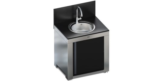 Evier ENO EVIER Noir et inox