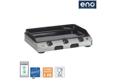 Plancha gaz ENO FUSION 75 cm Inox - Gaz 3 Bruleurs 58033