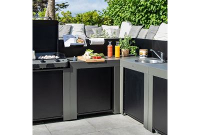 Cuisine extérieure ENO MODULO Kit crédence 4 accessoires