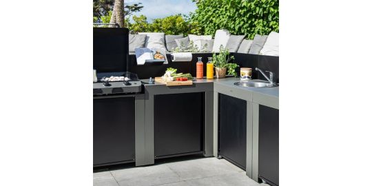 Cuisine extérieure ENO MODULO Kit crédence 4 accessoires