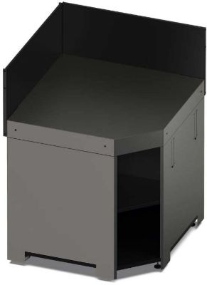 Meuble d'angle ENO Angle Gris cargo
