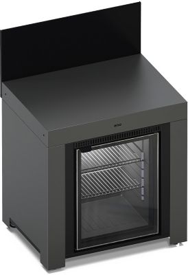 Meuble de cuisine extérieure ENO MODULO Frigo 75l gris cargo