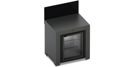 Meuble de cuisine extérieure ENO MODULO Frigo 75l gris cargo