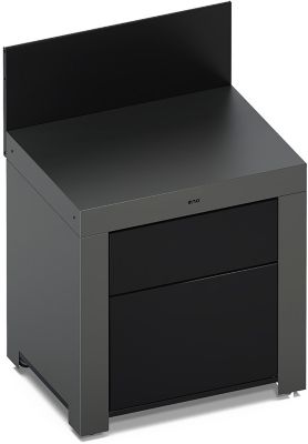 Meuble ENO MODULO Plan Travail 2 Tiroirs Gris Cargo