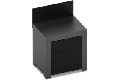 Meuble ENO MODULO Plan Travail 2 Tiroirs Gris Cargo