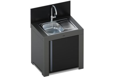 Meuble de cuisine extérieure ENO MODULO avec egouttoir Gris cargo P