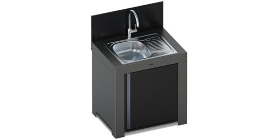 Meuble de cuisine extérieure ENO MODULO avec egouttoir Gris cargo P