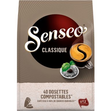 AUCHAN Dosettes de café cappuccino compatibles Senseo 8 dosettes 95g pas  cher 