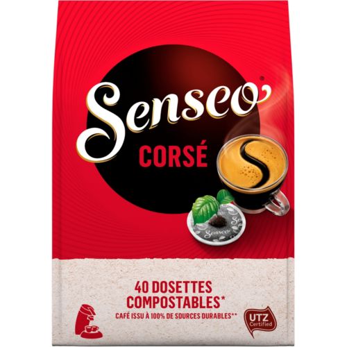 Café dosette Senseo Corsé (x 48, 333 g)  La Belle Vie : Courses en Ligne -  Livraison à Domicile