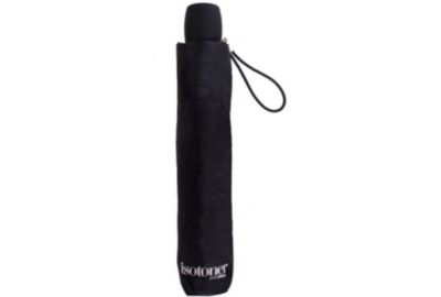 Parapluie ISOTONER 3 sections acier/alu/carbone Noir