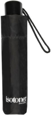 Parapluie ISOTONER 3 sections acier Noir