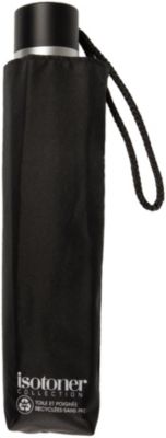 Parapluie ISOTONER 3 sections acier Noir