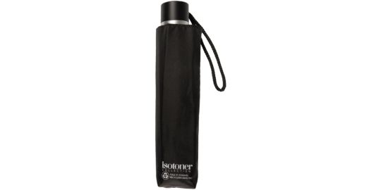 Parapluie ISOTONER 3 sections acier Noir