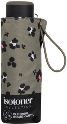 Parapluie ISOTONER 5 sections acier Ultra Slim Leopard