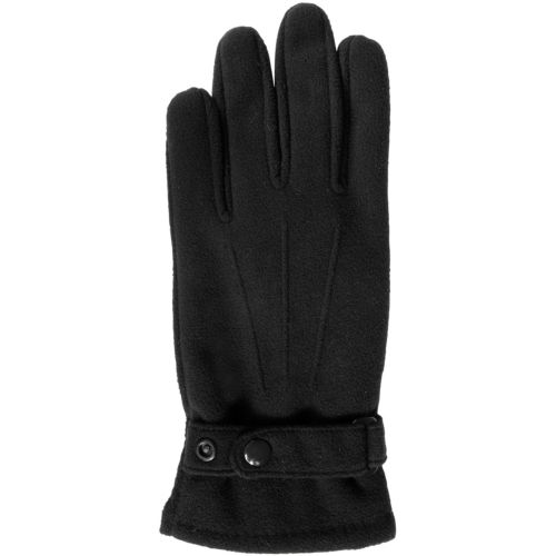 Gants Isotoner, gants compatibles écrans tactiles homme en cuir noir I  Igert Chaussure&Maroquinerie