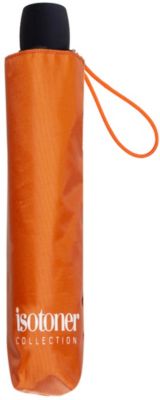 Parapluie ISOTONER 3 sections acier/alu/carbone Orange Parapluie ISOTONER 3 sections acier/alu/carbone Orange