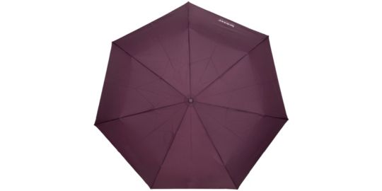 Parapluie ISOTONER 3 sections acier/alu/carbone Slim Pourpr