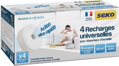 Pulvérisateur UNIVERSEL 4 RECHARGES GALETS 500g POUR ABSORBEURS