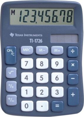 Calculatrice standard TEXAS INSTRUMENTS Texas Instruments TI 1726