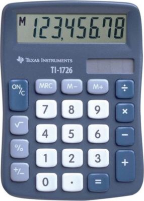 Calculatrice standard TEXAS INSTRUMENTS Texas Instruments TI 1726