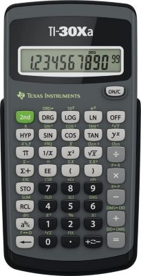 Calculatrice standard TEXAS INSTRUMENTS Texas Instruments TI 30Xa Calculatrice standard TEXAS INSTRUMENTS Texas Instruments TI 30Xa