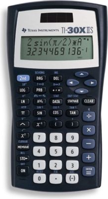 Calculatrice standard TEXAS INSTRUMENTS Texas Instruments TI 30X II solaire Calculatrice standard TEXAS INSTRUMENTS Texas Instruments TI 30X II solaire