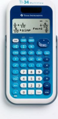 Calculatrice standard TEXAS INSTRUMENTS Texas Instruments TI 34 Multiview