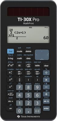 Calculatrice standard TEXAS INSTRUMENTS Texas Instruments TI 30X Pro MathPrint