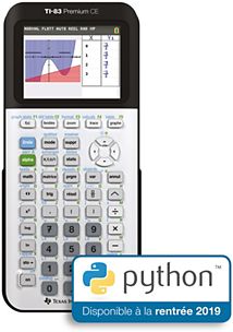 Texas Instruments TI-83 Premium CE Python Edition - White