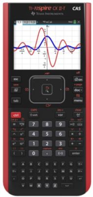 Calculatrice graphique TEXAS INSTRUMENTS TI-Nspire CX II-T CAS Noir