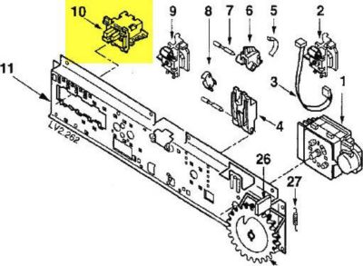 Clavier THOMSON selecteur de programme 2 touches
