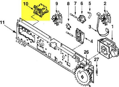 Clavier THOMSON selecteur de programme 2 touches