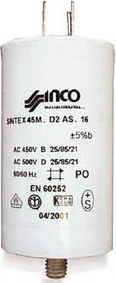 Condensateur THOMSON CONDENSATEUR PERMANENT 4 ΜF 420 V Condensateur THOMSON CONDENSATEUR PERMANENT 4 ΜF 420 V