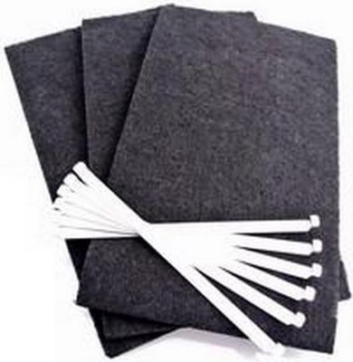 Filtre à charbon FAGOR Lot de 3  (avec tiges de fixation) 74X79