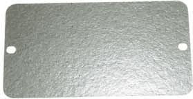 Plaque FAGOR PLAQUE MICA GUIDE ONDES 103 X 54 M/M
