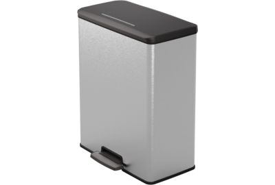 Poubelle tri sélectif CURVER Decobin pedale duo 2x26L