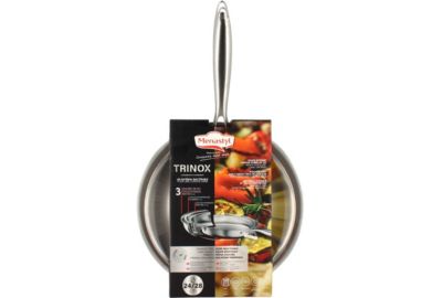 Batterie de cuisine MENASTYL 2 poeles Trinox 24/28cm
