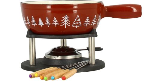 Fondue MENASTYL A FONDUE 6 PERSONNES BRIQUE
