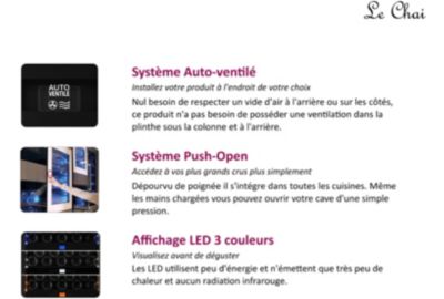 Cave à vin encastrable LE CHAI LBN240POV/1