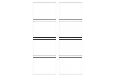 Papier créatif AVERY 80 Cartes de visite 85x54mm mates 260g