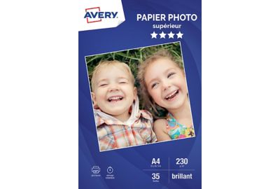 Papier photo AVERY 35 Photos brillantes A4 230g