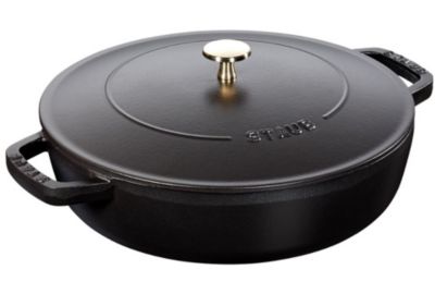 Sauteuse STAUB Chistera 28cm noir mat
