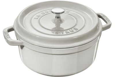 Cocotte STAUB 24cm Truffe Blanche fonte