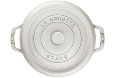 Cocotte STAUB 24cm Truffe Blanche fonte