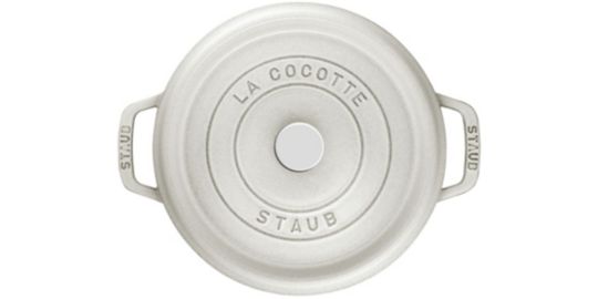 Cocotte STAUB 24cm Truffe Blanche fonte