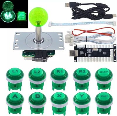 Kit d'accessoires KUBII Boutons & joystick Vert -  Raspberry Pi