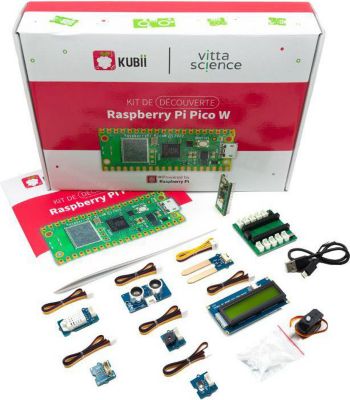 Carte d'acquisition HUTOPI Kit de découverte Raspberry Pi Pico WH